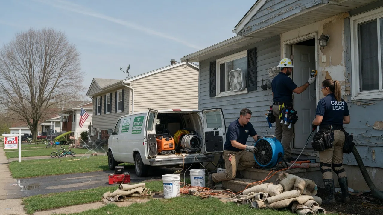 Flood Cleanup in Cottage Hills, IL near me