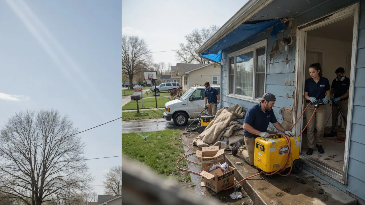 Basement Flood Cleanup in Cottage Hills, IL near me